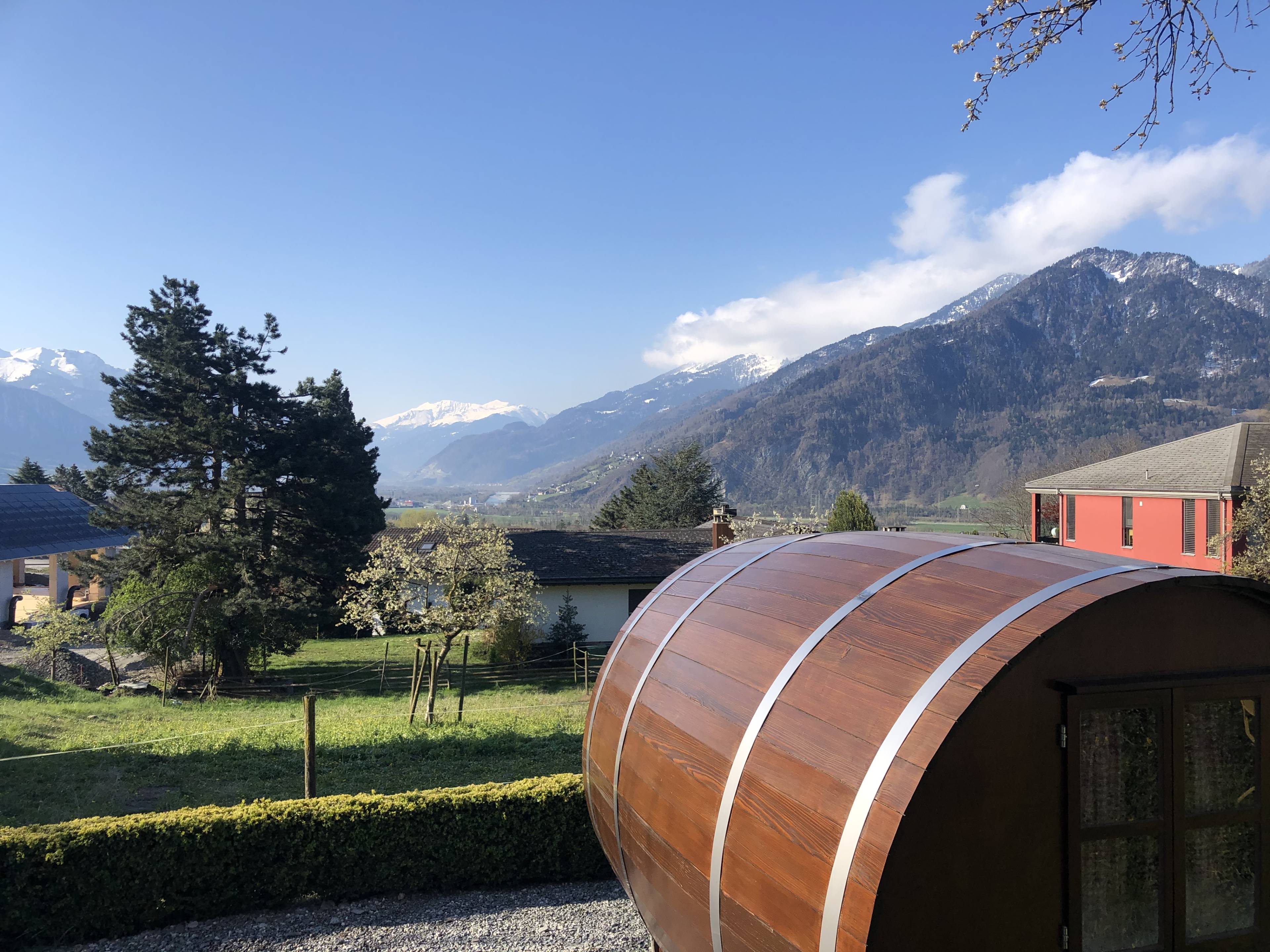 Weinfass in Graubünden