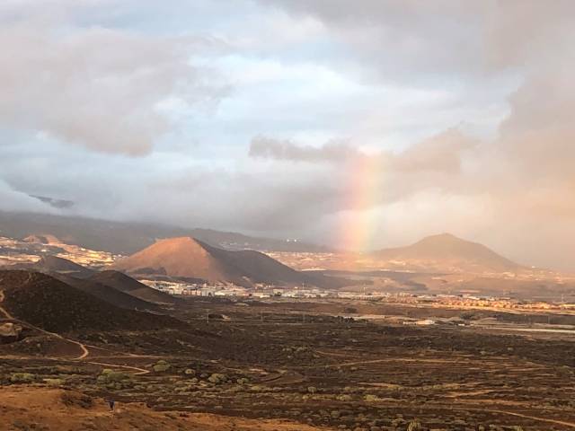 Regenbogen auf dem Montana Amarilla